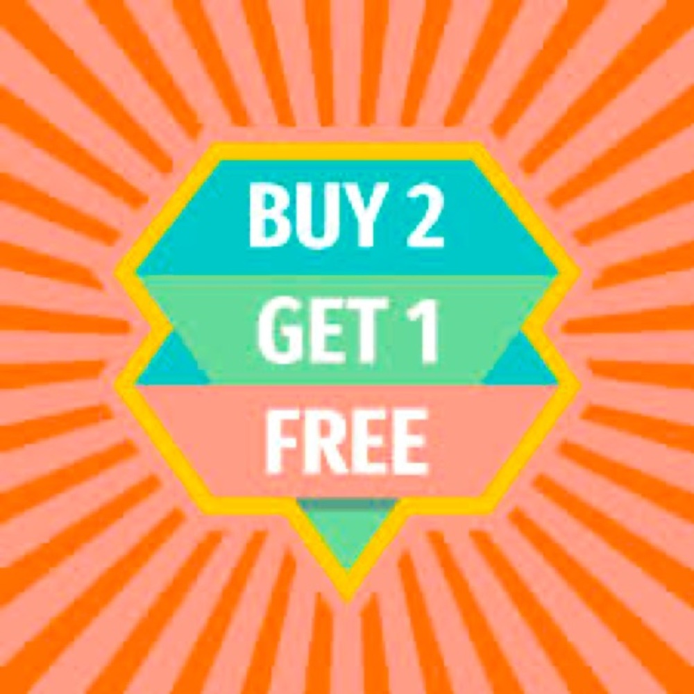 Buy 2 Get 1 Free
